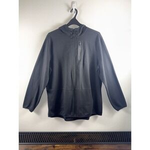 Russell Athletic Fusion Knit Full Zip Hoodie Jacket Black XL 46-48 Performance